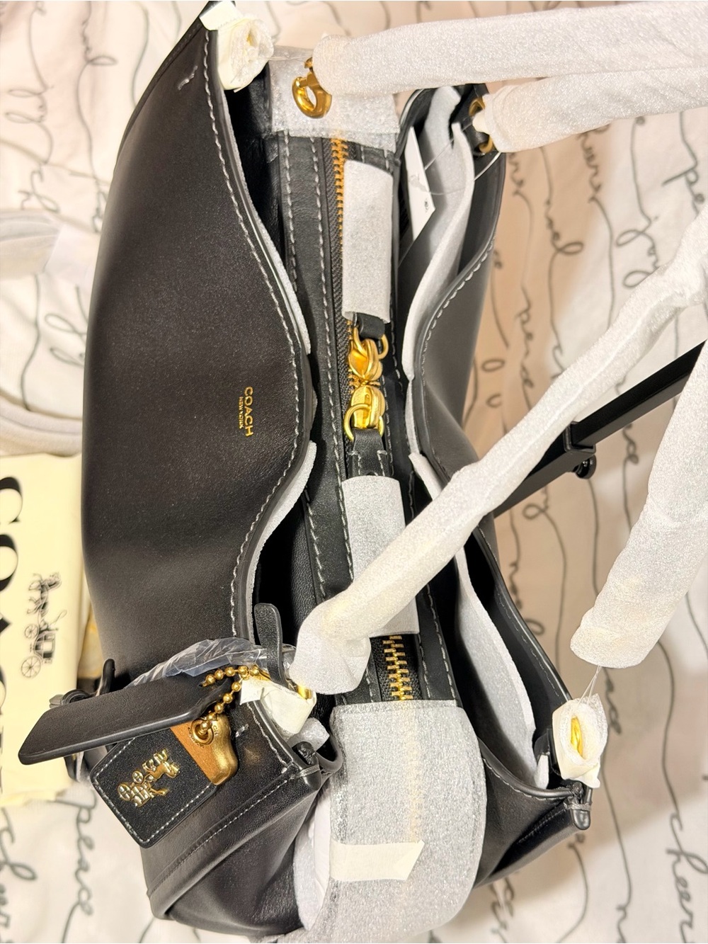 Coach Rogue 34 Soft Leather East-West Shoulder Bag NWT - Picture 4 of 11